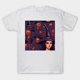 Halloween Monsters 20 - Witch T-Shirt